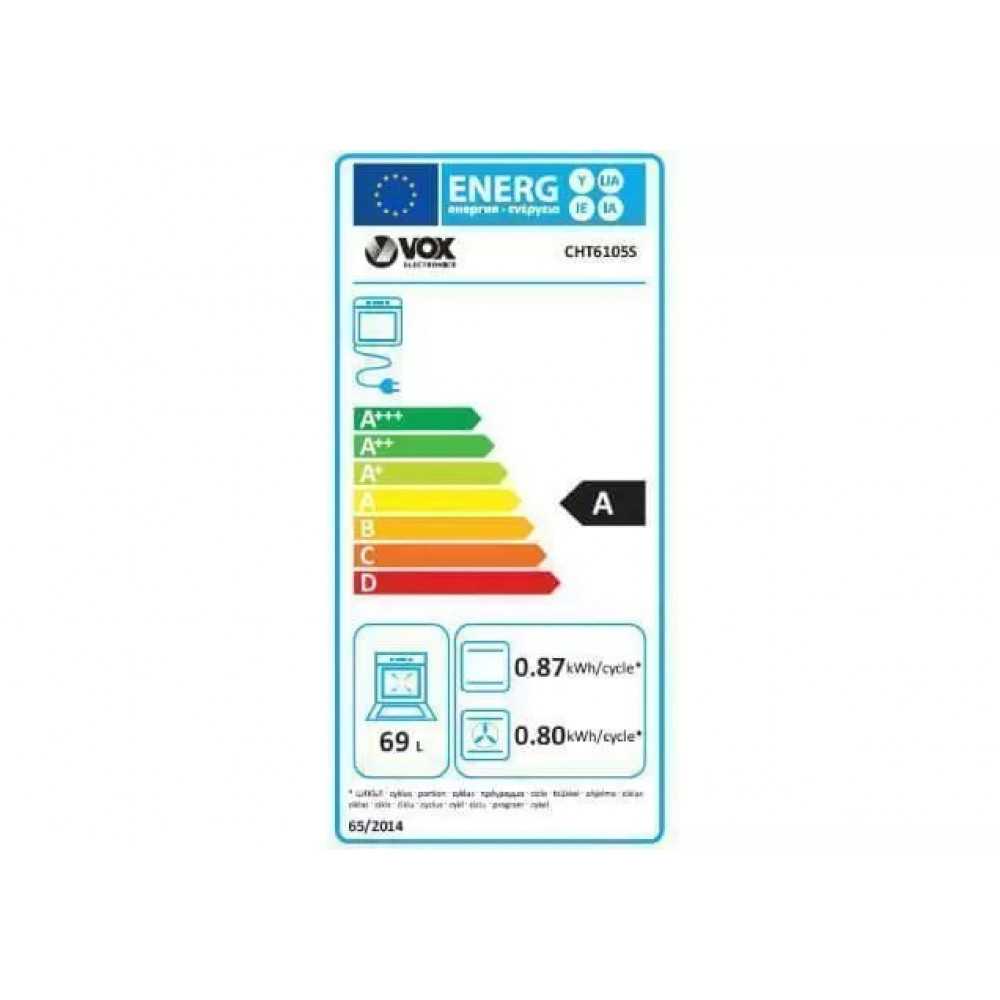 VOX CHT6105S Šporet sa ravnom pločom - Slika 2