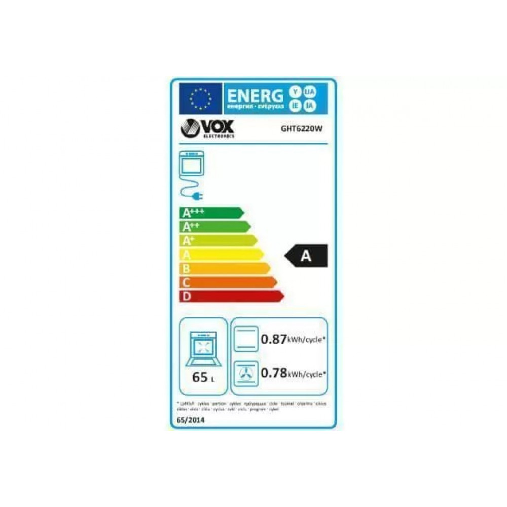 VOX CHT6205B Šporet sa ravnom pločom - Slika 2