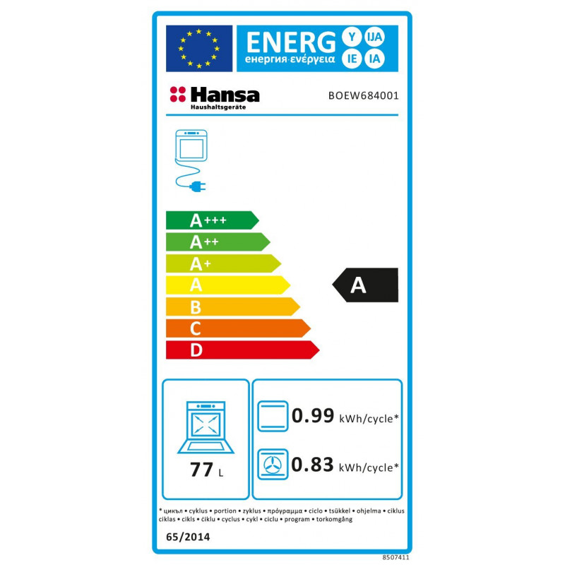 Hansa BOEW684001 ugradna rerna - Slika 2
