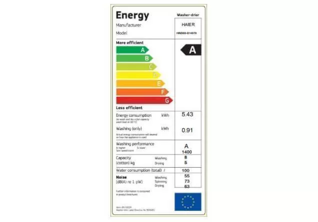 Haier HWD80-B14979S Mašina za pranje i sušenje veša - Slika 2